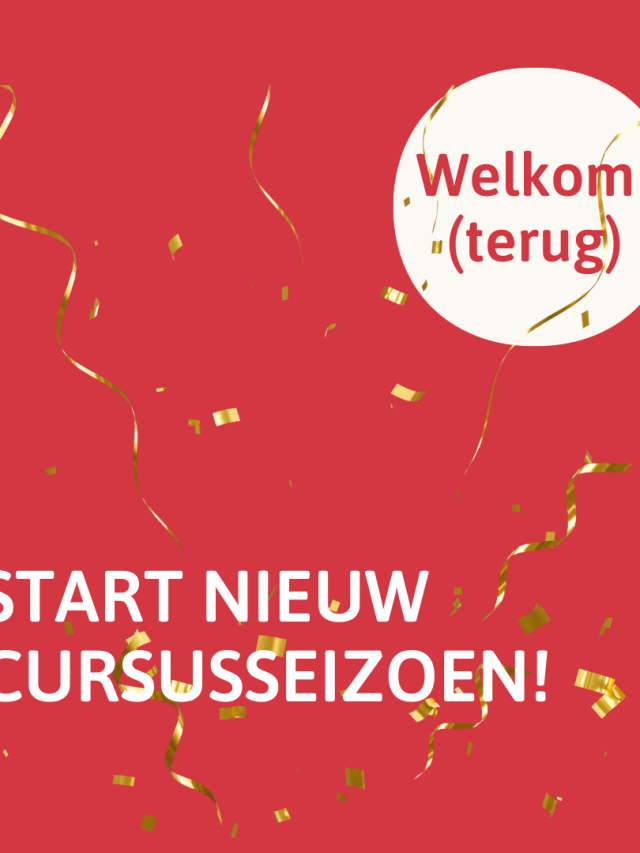 Nieuw cursusseizoen
